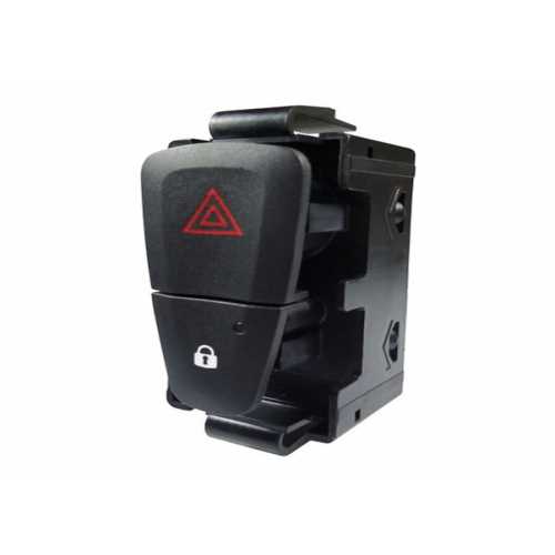 FLUENCE MEGANE III DÖRTLÜ FLAŞÖR DÜĞMESİ MERKEZİ KİLİTLİ SİYAH Ürün Görseli